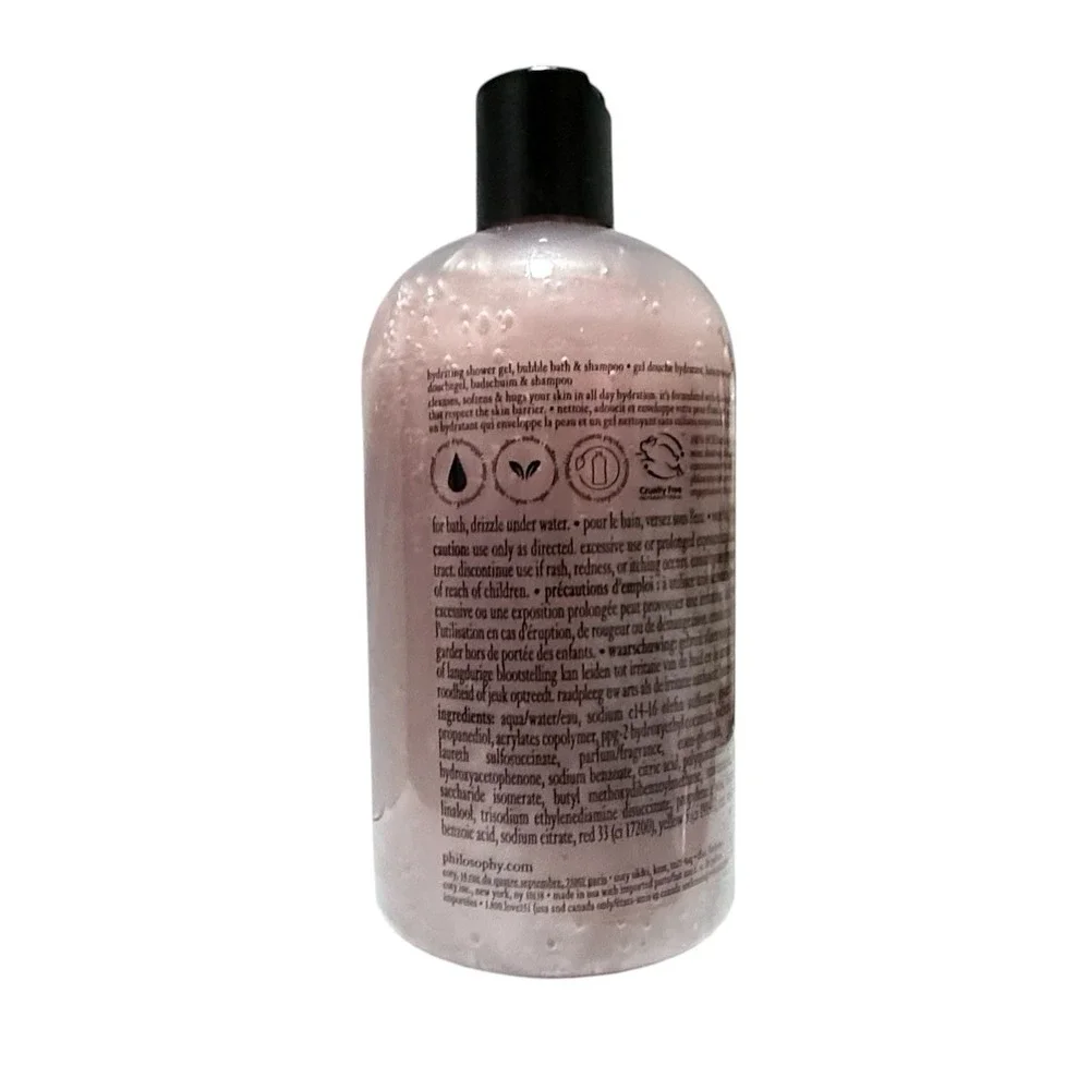 Sweet Vanilla Fig Philosophy Shower Gel 16 Ounces New